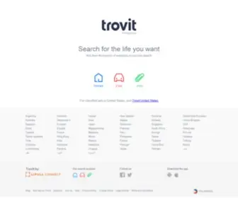 Trovit.ph(A search engine for classified ads of real estate) Screenshot