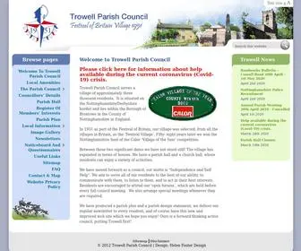 Trowell.org.uk(Trowell Parish Council website) Screenshot