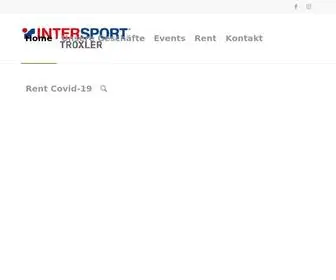 Troxler-Lenk.ch(Home Troxler Sport & Mode AG Lenk) Screenshot