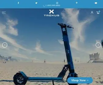 Troxusescooter.com(Troxus E) Screenshot