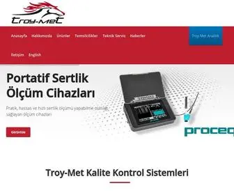 Troy-MET.com(Troy-Met Kalite Kontrol Sistemleri) Screenshot