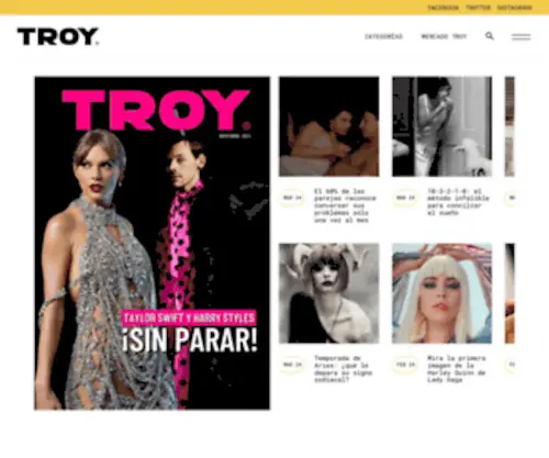 Troy.cl(Revista Troy) Screenshot