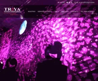 Troyaeventos.com(Renta de Equipo para Eventos Monterrey) Screenshot