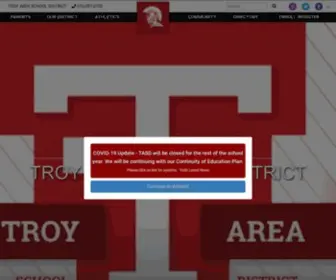 Troyareasd.org(Troy Area School District) Screenshot