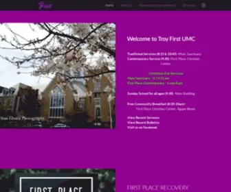 Troyfumc.org(Troy First United Methodist Church) Screenshot