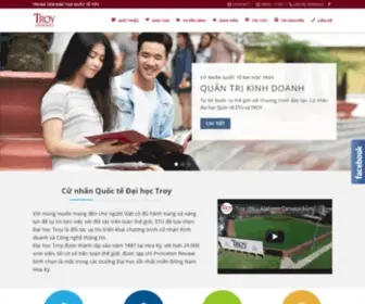 Troyhcmc.edu.vn(Đại học Troy) Screenshot