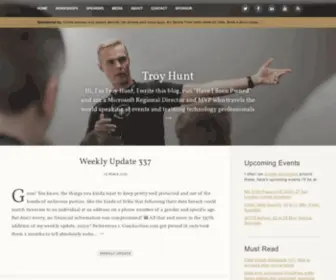 Troyhunt.com(Troy Hunt) Screenshot