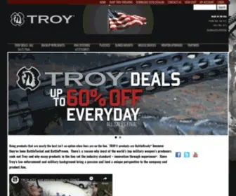 Troyind.com(Troy Industries) Screenshot