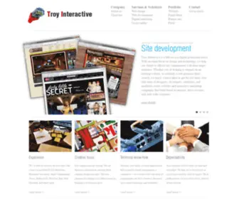 Troyinteractive.com(Troy Interactive) Screenshot