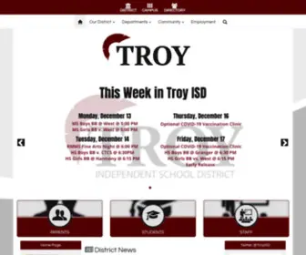 Troyisd.org(Troy ISD) Screenshot