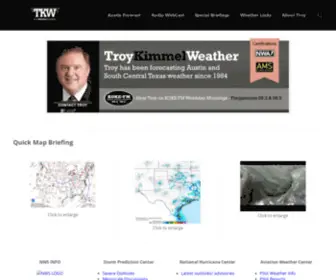 Troykimmelweather.com(Forecasting Austin and South Central Texas Weather Since 1984) Screenshot