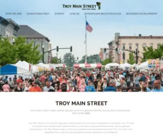 Troymainstreet.org(Troy Main Street) Screenshot