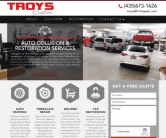 Troyscustom.com(Troy's Custom Body And Paint) Screenshot