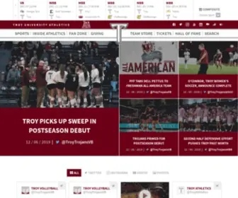 Troytrojans.com(Troy University Athletics) Screenshot