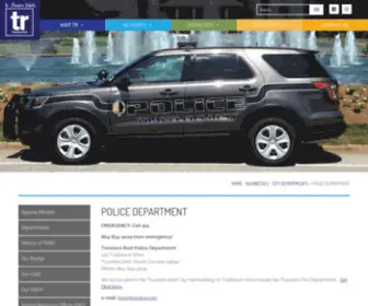 Trpolice.com(Police Department) Screenshot