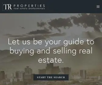 TRpropertiesreno.com(TR Properties) Screenshot