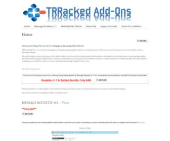 Trrackedaddons.com(TRRacked Add) Screenshot