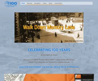 Trreb100.ca(TRREB 100th Anniversary) Screenshot