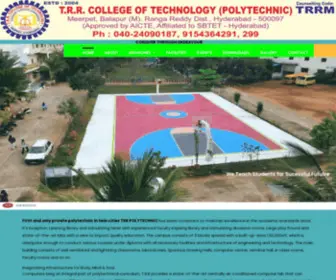 TRrpoly.org(Teegala Ram Reddy College Of Technology(Polytechnic)) Screenshot