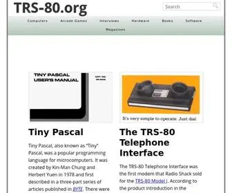 TRS-80.org(TRS‑80.org) Screenshot