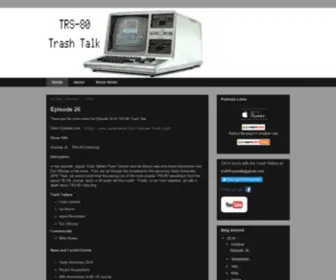 TRS80Trashtalk.com(80 Trash Talk) Screenshot