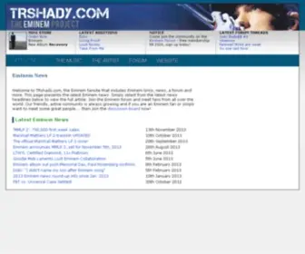 TRshady.com(Eminem News) Screenshot