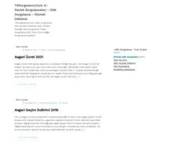 Trsorgulama.com(E-Devlet Sorgulamaları) Screenshot