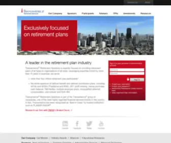 TRsretire.com(Transamerica Retirement Solutions) Screenshot