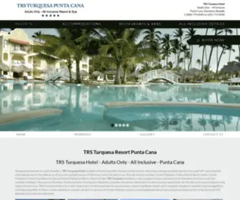 TRsturquesahotel.com(TRS Turquesa All Inclusive Resort by Palladium) Screenshot
