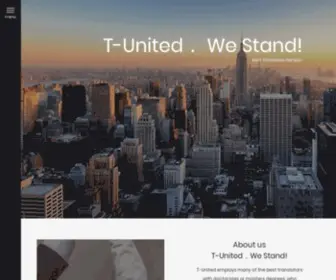 Trsunited.com(翻譯公司) Screenshot