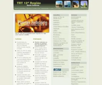 TRT12.gov.br(Tribunal) Screenshot