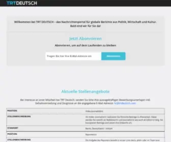 TRtdeutsch.com(TRT DEUTSCH) Screenshot
