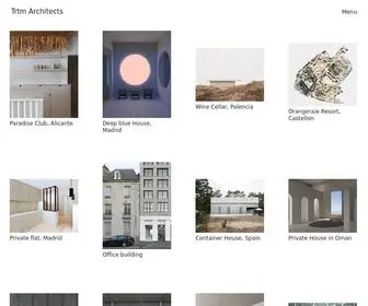 TRtmarchitects.com(Madrid &amp; Dubai) Screenshot