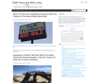 TRtrailers.com(/ Home) Screenshot