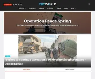 TRtworld.com(TRT World) Screenshot