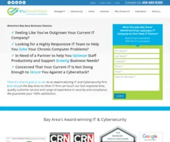 Truadvantage.com(Award-Winning Managed IT for Bay Area) Screenshot