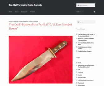 Trubalthrowingknifesociety.com(Trubalthrowingknifesociety) Screenshot