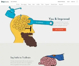 Trubrain.com(Empower your best thinking) Screenshot