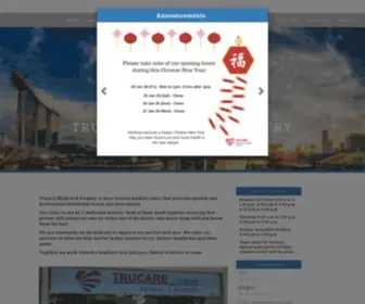 Trucaremedical.com.sg(Trucare Medical & Surgery) Screenshot