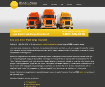 Truck-Cargo-Insurance.com(Motor truck insurance) Screenshot