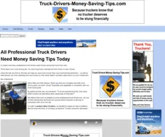 Truck-Drivers-Money-Saving-Tips.com(All Professional Truck Drivers Need Money Saving Tips Today) Screenshot