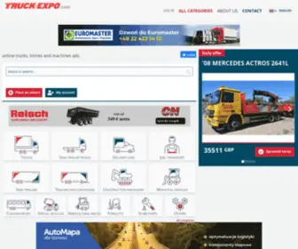 Truck-Expo.com(Online trucks) Screenshot