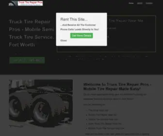 Truck-Tire-Repair-Pros.com(Truck Tire Repair Pros) Screenshot