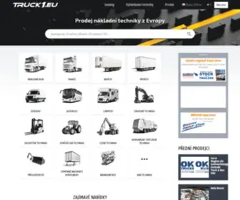 Truck1-CZ.com(Nové a ojeté nákladní auta a těžké stroje na prodej) Screenshot