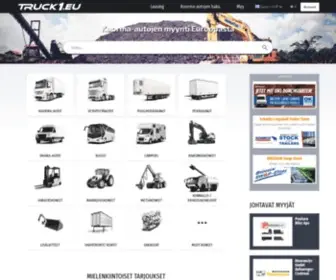 Truck1-FI.com(Kuorma-autot, käytetyt työkoneet ja kuljetuskalusto myydään) Screenshot