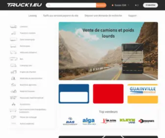 Truck1-FR.ch(Truck1 Suisse: petites annonces de camions et d'autres véhicules neufs et usagés) Screenshot