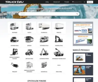 Truck1.si(Rabljeni tovornjaki) Screenshot