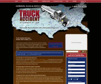 Truckaccidentlaw.org(Truck Accident Lawyers) Screenshot