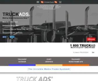 Truckads.com(Advertising in the Fast Lane®) Screenshot
