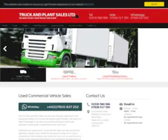 Truckandplantsalesltd.com(Truck and Plant Sales Ltd) Screenshot